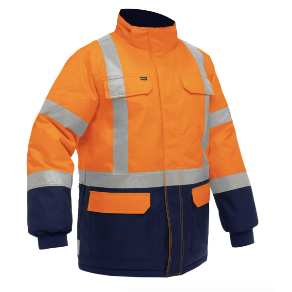 Bisley® ANSI Type R Class 3 and CSA Z96 Class 2 X-Back Extreme Cold Jacket with Navy Bottom, 1 EA  #343M6450X - Image 2